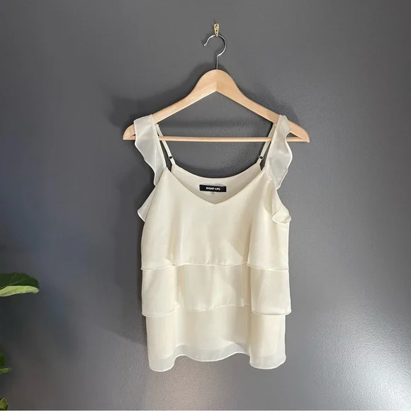 Sugarlips Ruffle Cami Size XS - Picture 1 of 5